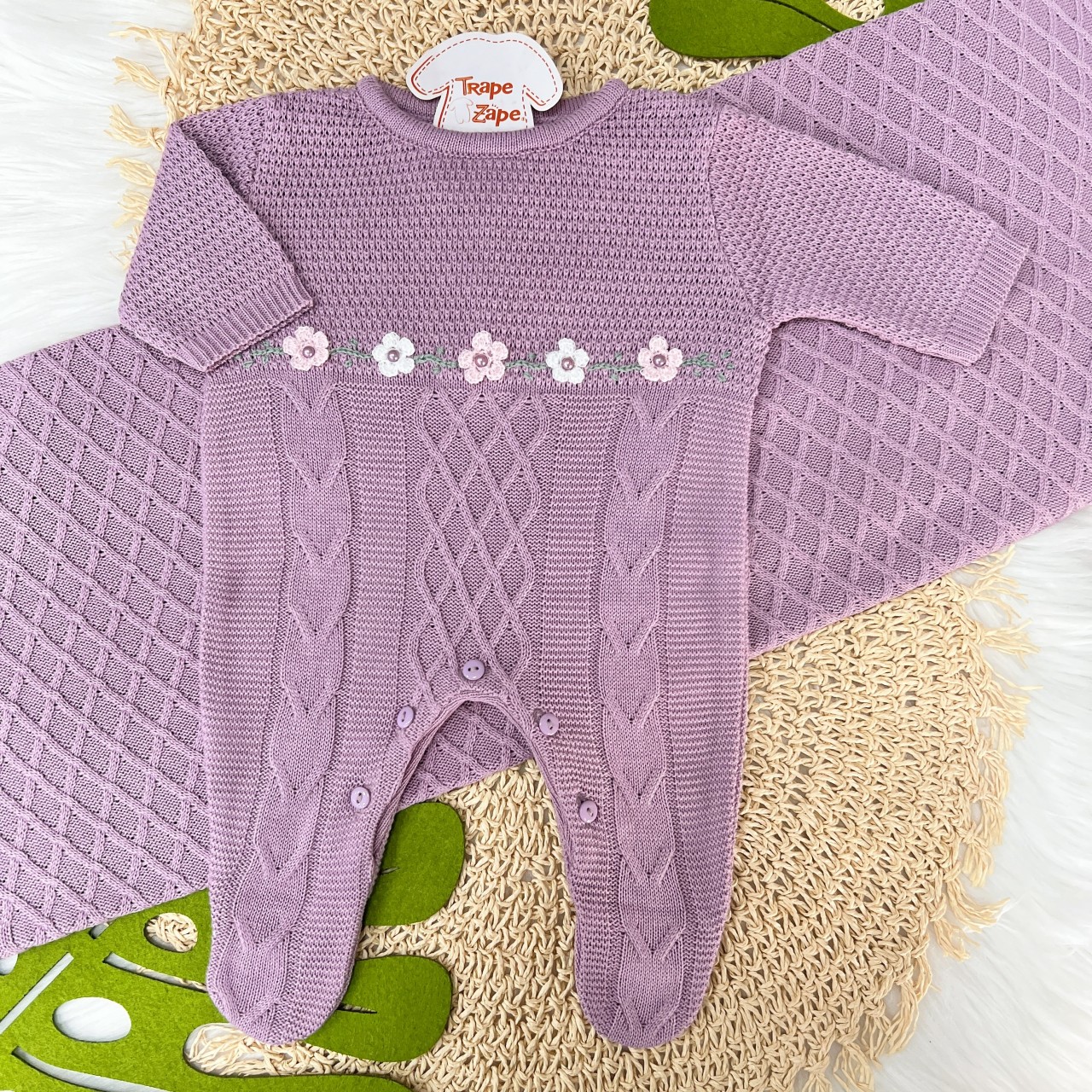  Saída de Maternidade Clara - Lilás